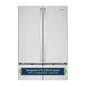 Westinghouse 541L French Door Fridge Stainless Steel WQE6000SB, Front view 2