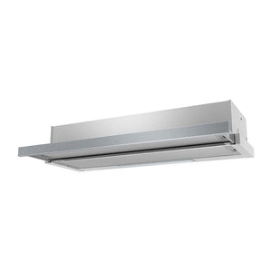 Westinghouse 90cm Slideout Rangehood WRR904SB, Front left view