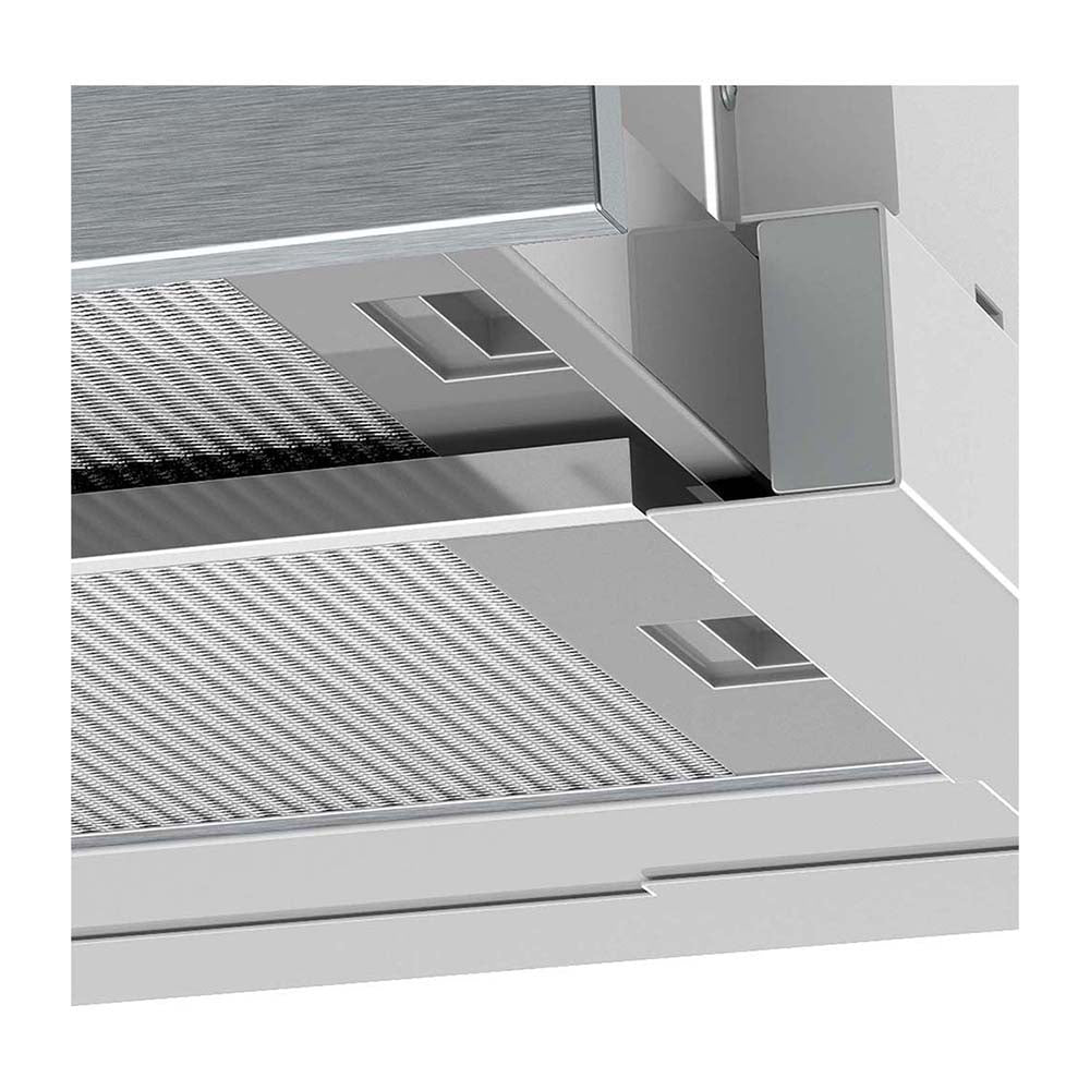 Westinghouse 90cm Slideout Rangehood WRR926SB, Left view