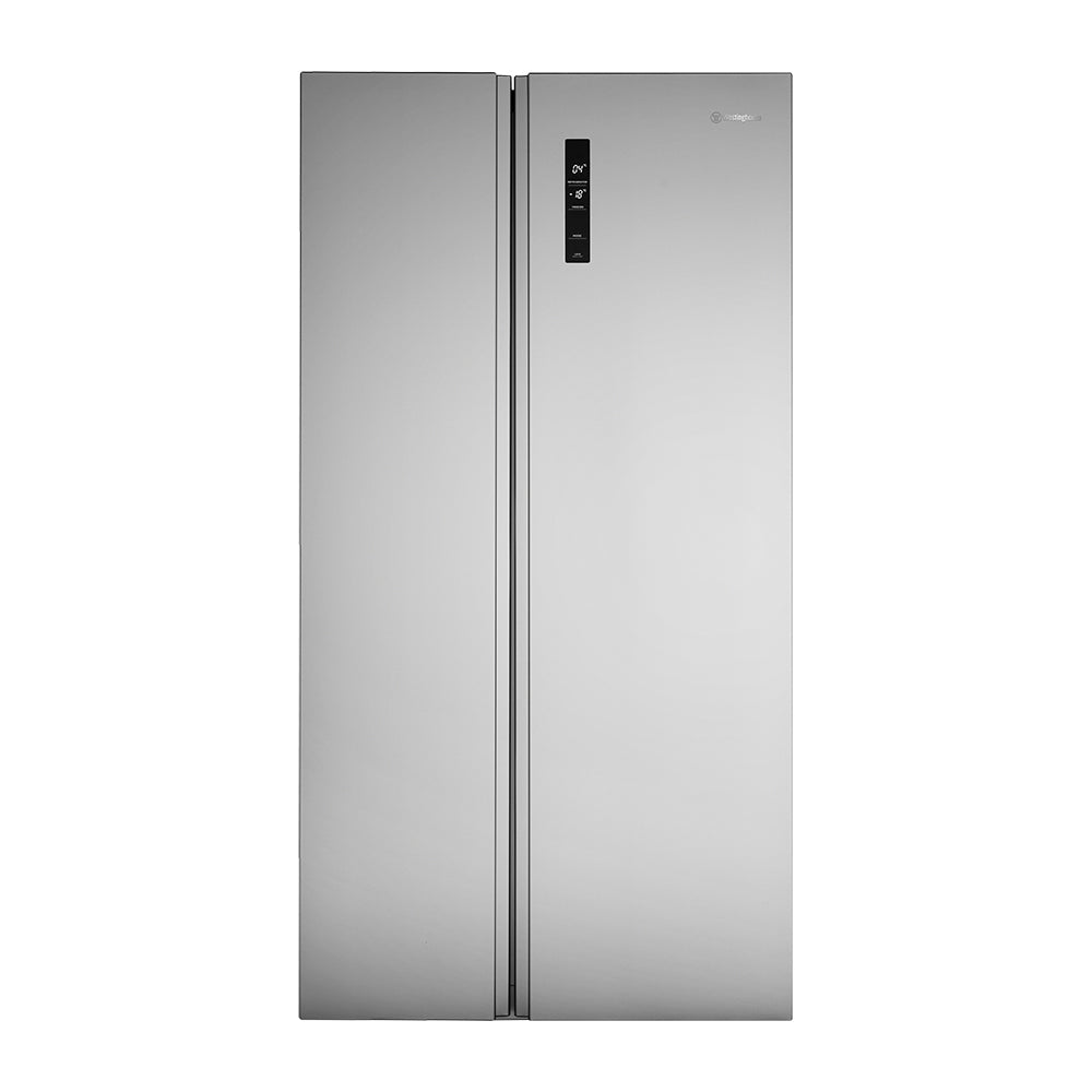 Westinghouse 624L Side By Side Fridge Stainless Steel WSE6630SA, Front view