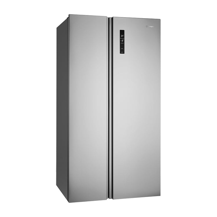 Westinghouse 624L Side By Side Fridge Stainless Steel WSE6630SA, Front right view