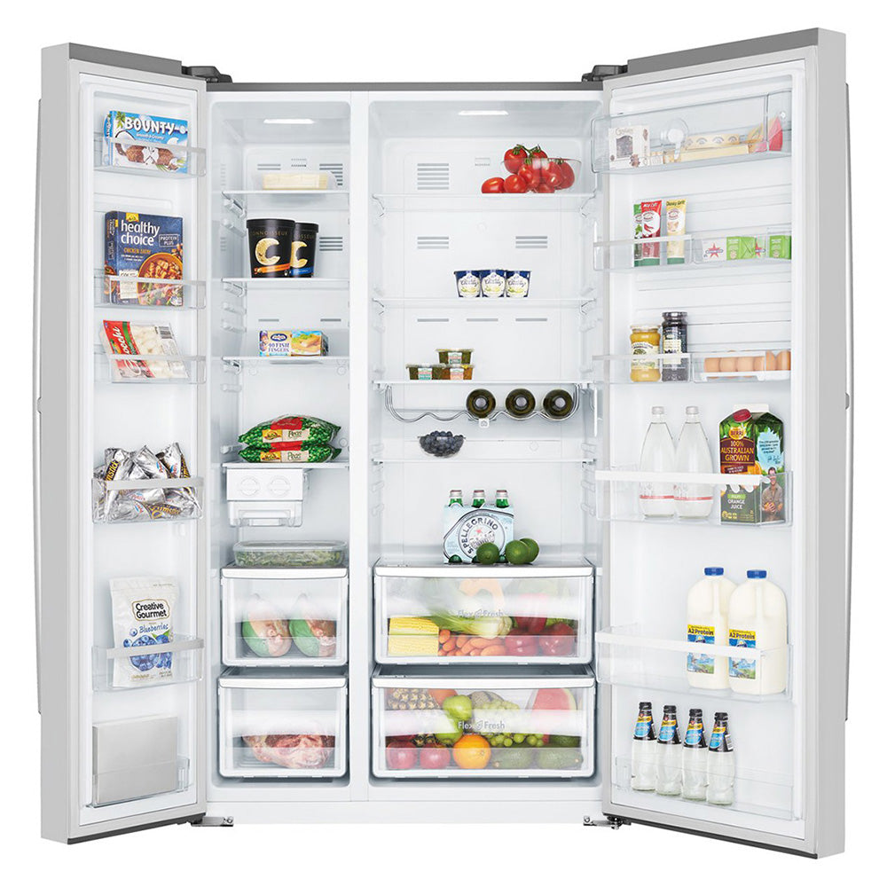 Westinghouse WSE6900SA 690L Side By Side Fridge White