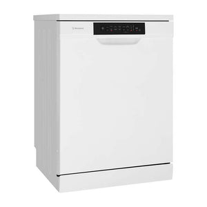 Westinghouse WSF6604WA 60cm 13 Place Freestanding Dishwasher White, Front right view