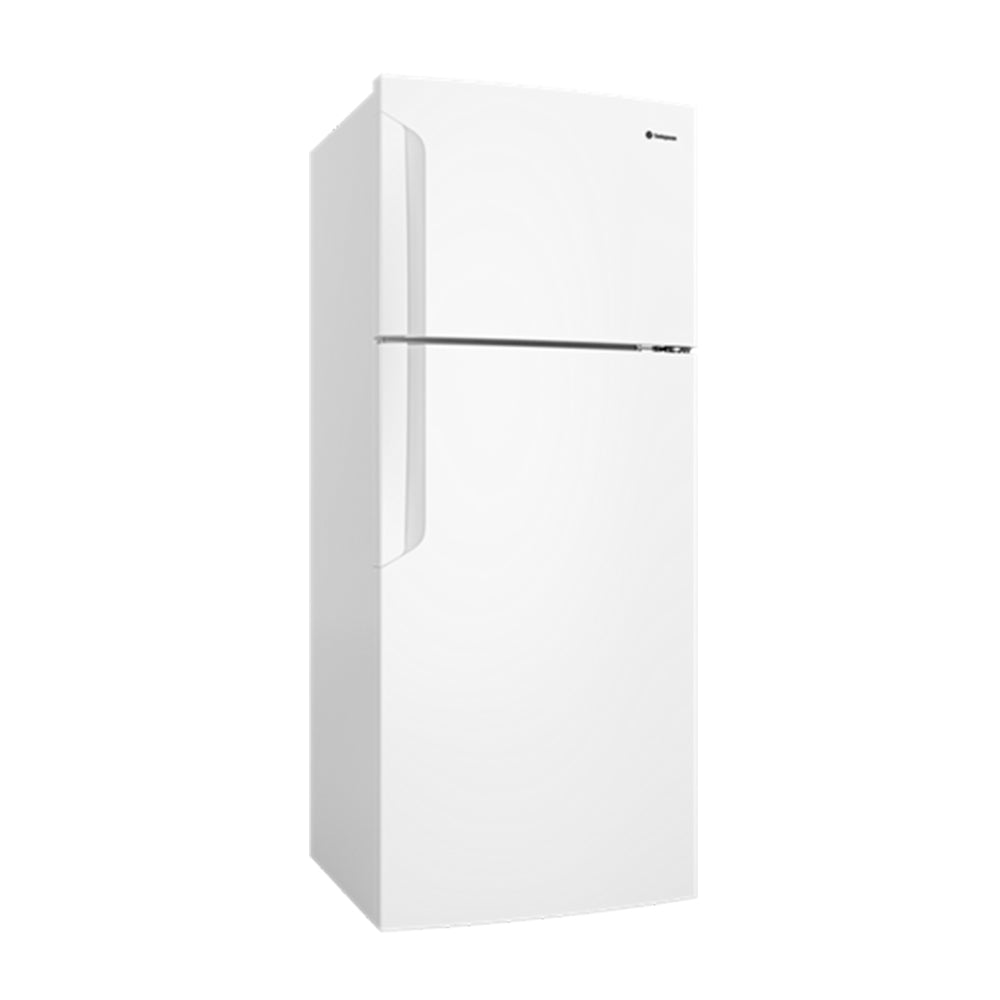 Westinghouse WTB4600WAR 460L Top Mount Fridge White, Front right view