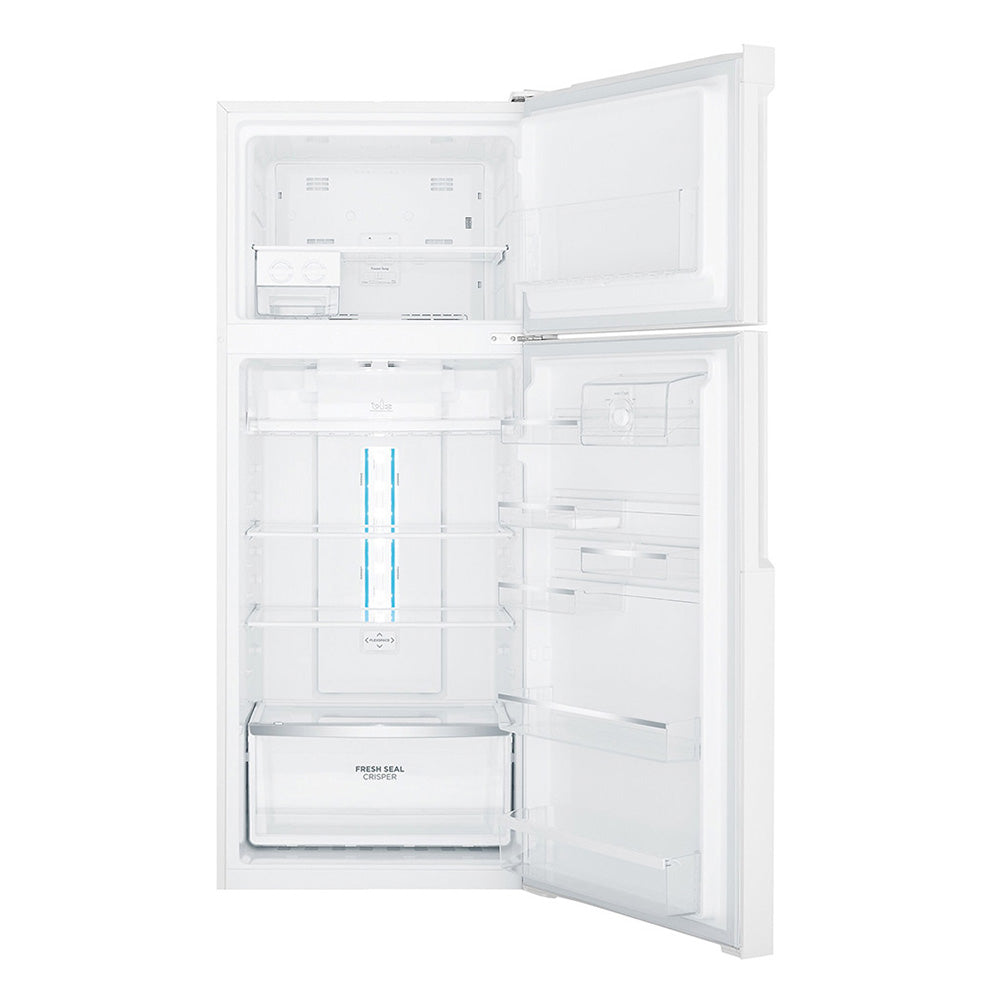 Westinghouse 431L Top Mount Fridge White WTB4600WCL, Front view with open doors