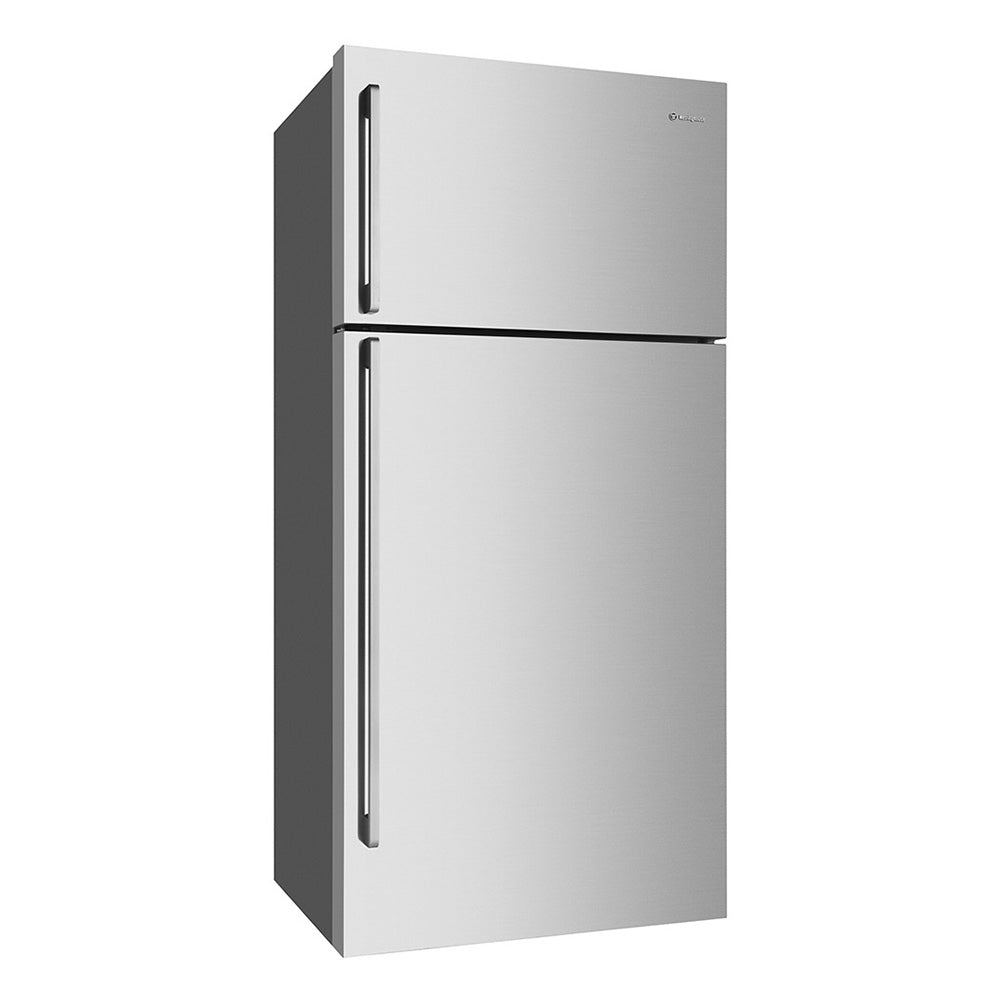 Westinghouse 503L Top Mount Fridge Stainless Steel WTB5404SC-R, Front right view