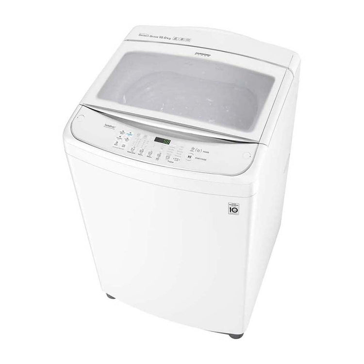 LG WTG1034WF 10kg Top Load Washing Machine with TurboClean3D, Top left view