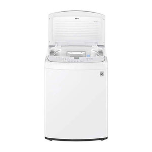 LG WTG1034WF 10kg Top Load Washing Machine with TurboClean3D, Front view with open top