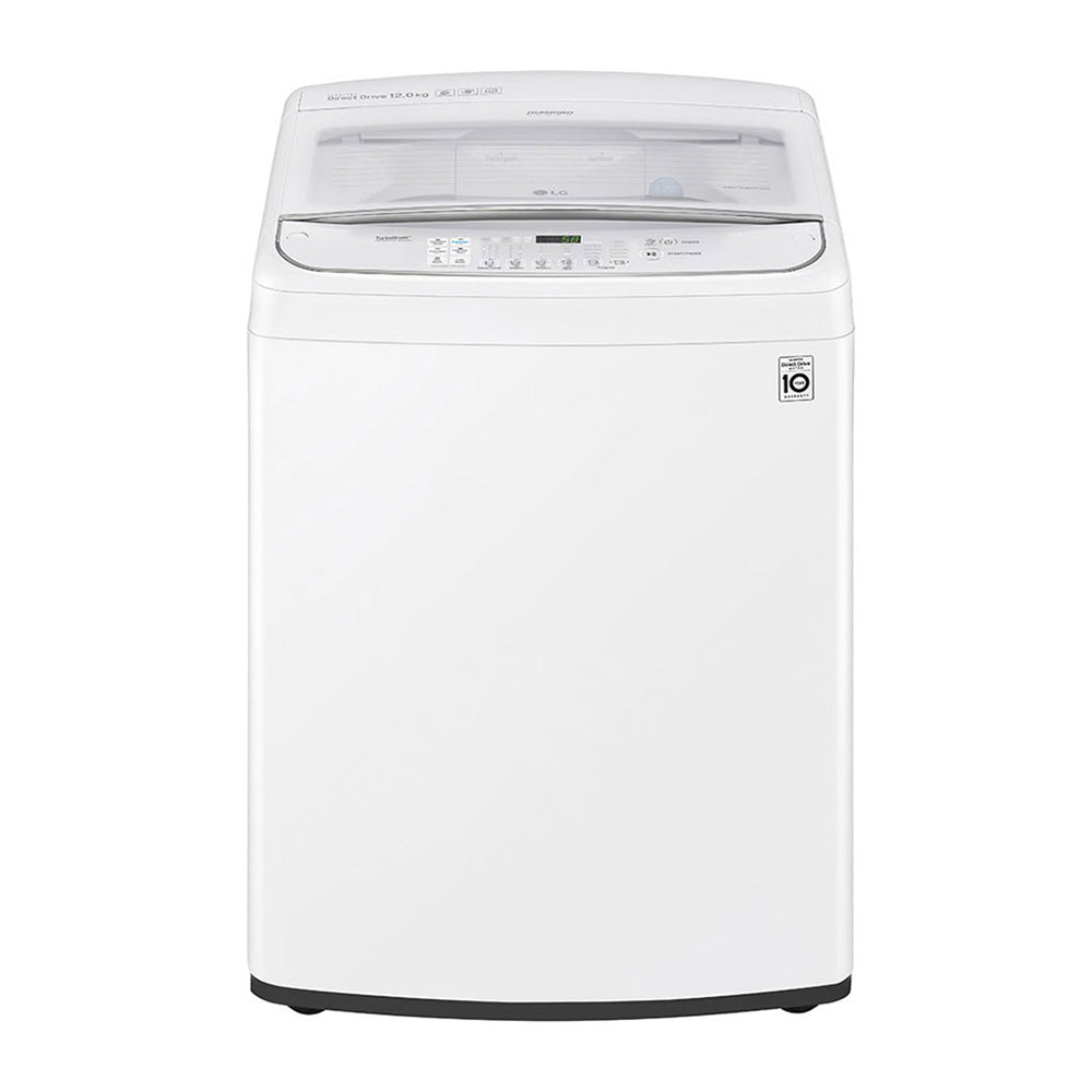 LG WTG1234WF Top Load 12Kg Washing Machine with Turbo Clean 3D, Front view