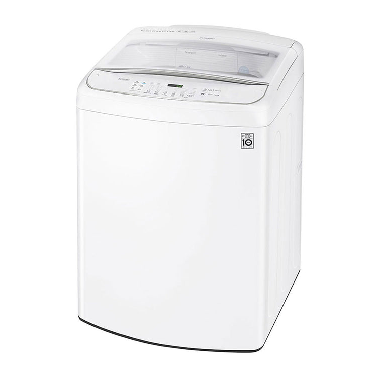 LG WTG1234WF Top Load 12Kg Washing Machine with Turbo Clean 3D, Front left view