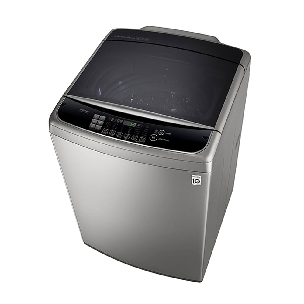 LG WTG1434VHF 14Kg Top Load Washing Machine, Front top left view