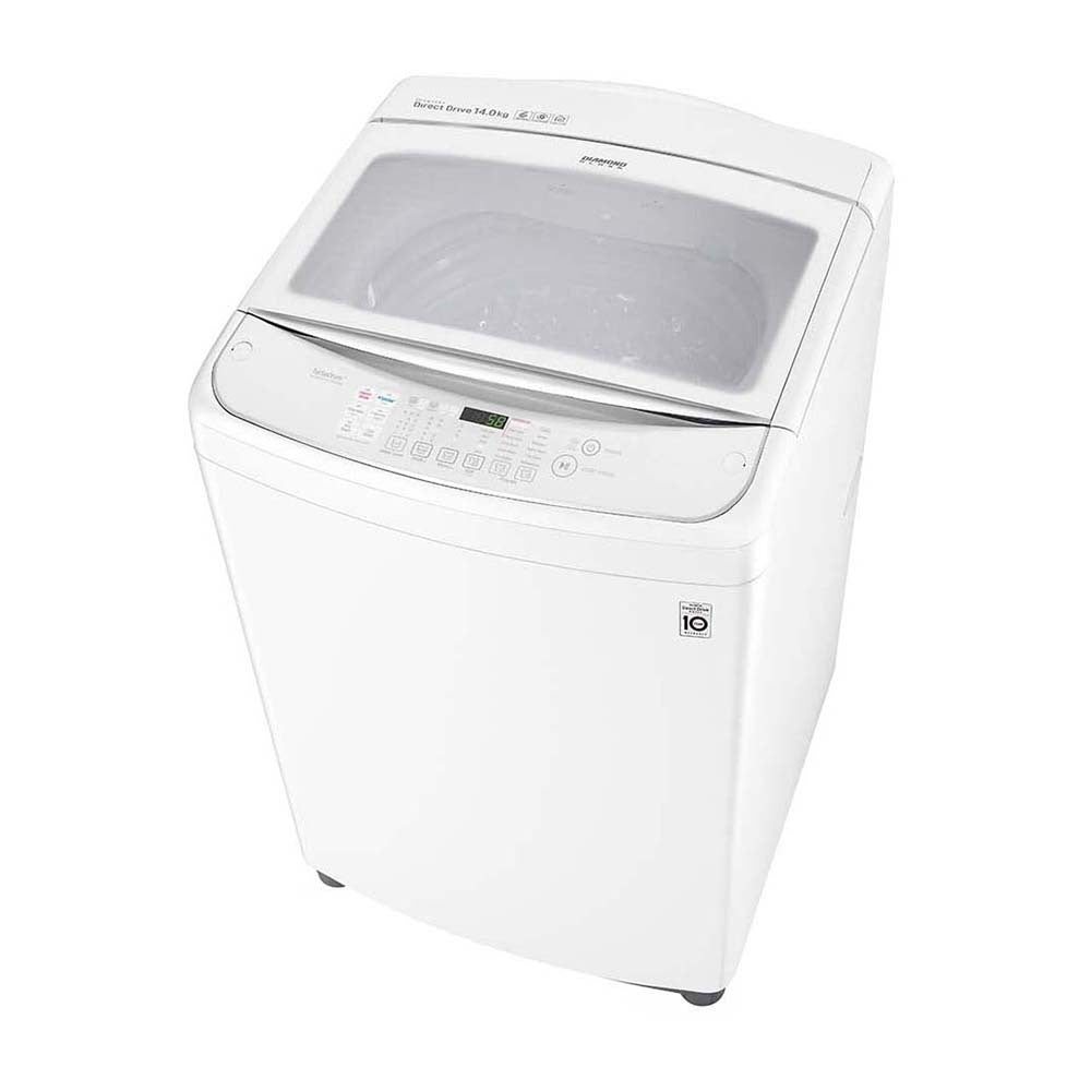 LG WTG1434WHF 14kg Top Load Washing Machine with TurboClean3D, Top view