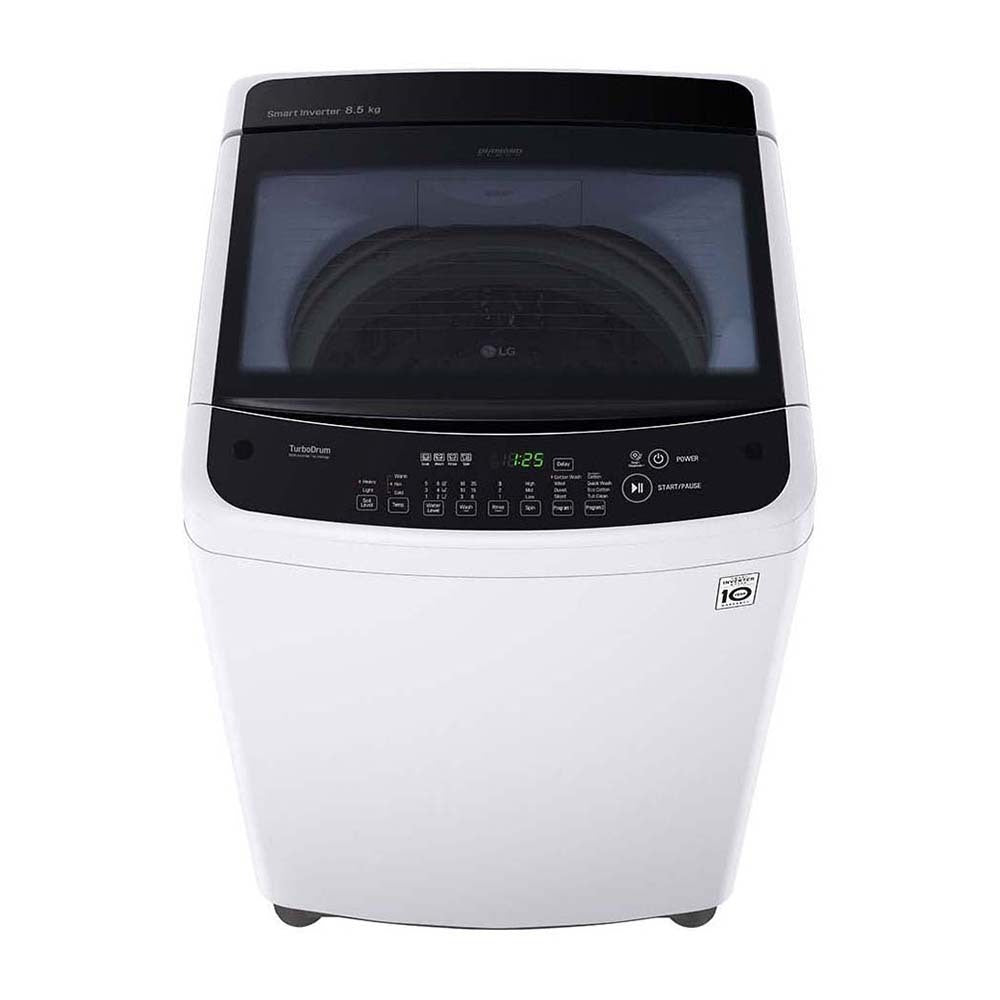 LG WTG8521 8.5kg Top Load Washing Machine, Panel perspective view