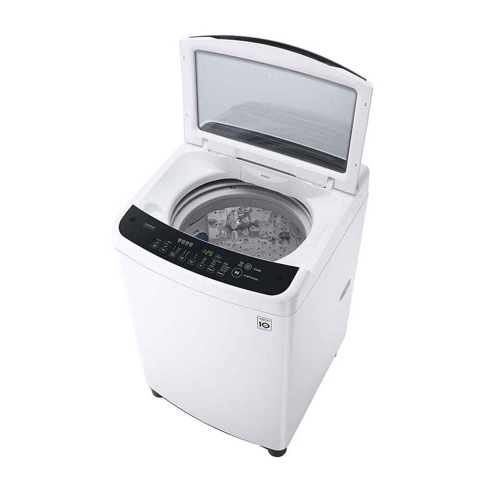 LG WTG8521 8.5kg Top Load Washing Machine, Top left view