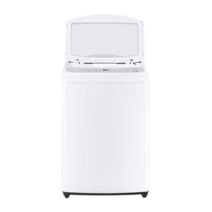 LG WTL5-10W 10Kg Series 5 top load washing machine, Front view with open top