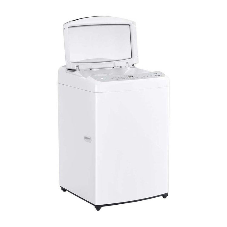 LG WTL5-10W 10Kg Series 5 top load washing machine, Right view with open top