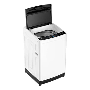 CHiQ WTL65W 6.5kg Top Load Washing Machine, Right view with open top