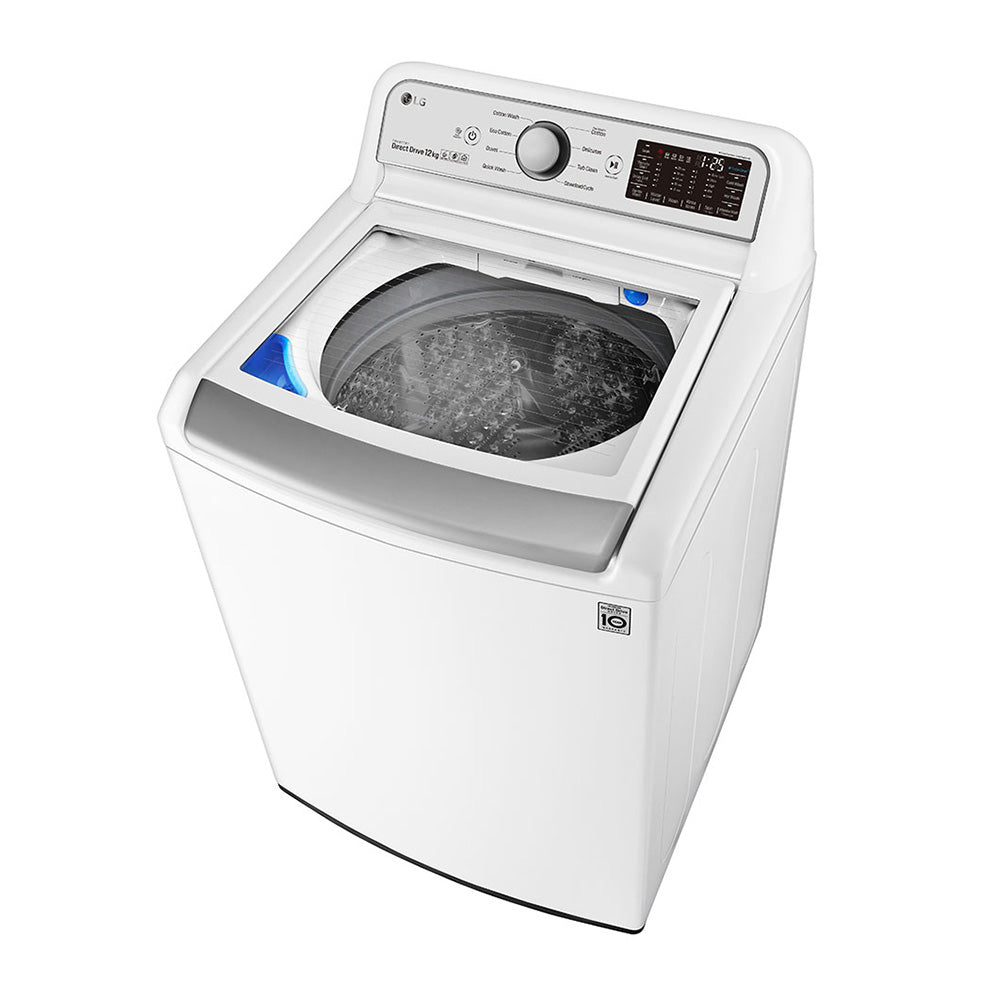 LG WTR1234WF 12kg Top Load Washing Machine, Front top left view
