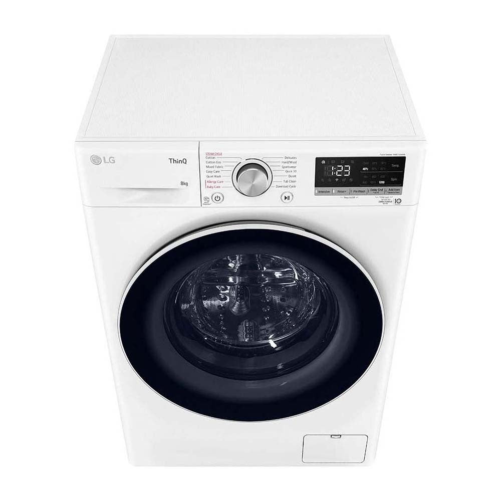 LG WV5-1208W 8kg Series 5 Slim Front Load Washing Machine with Steam