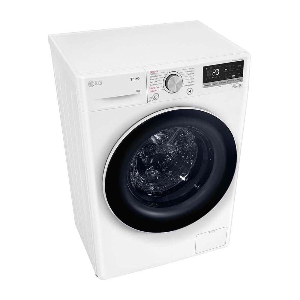 LG WV5-1208W 8kg Series 5 Slim Front Load Washing Machine with Steam