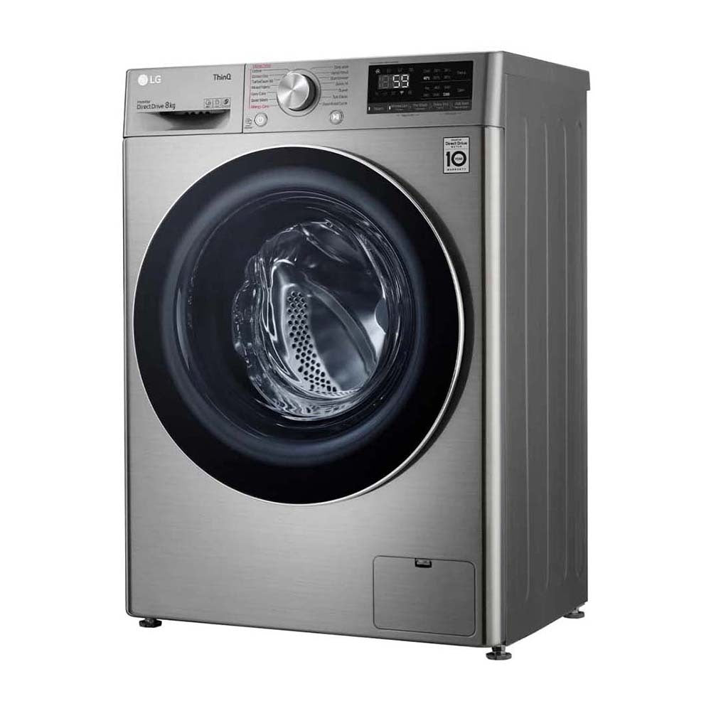 LG 8kg Front Load Washing Machine WV7-1208V, Left view