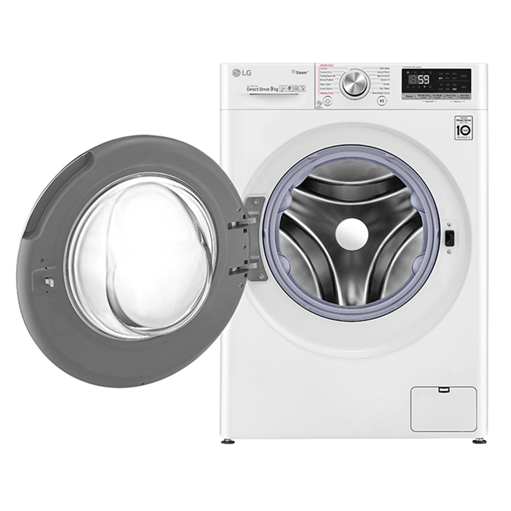 LG WV7-1409W Front Load 9Kg Washing Machine w/ Steam+