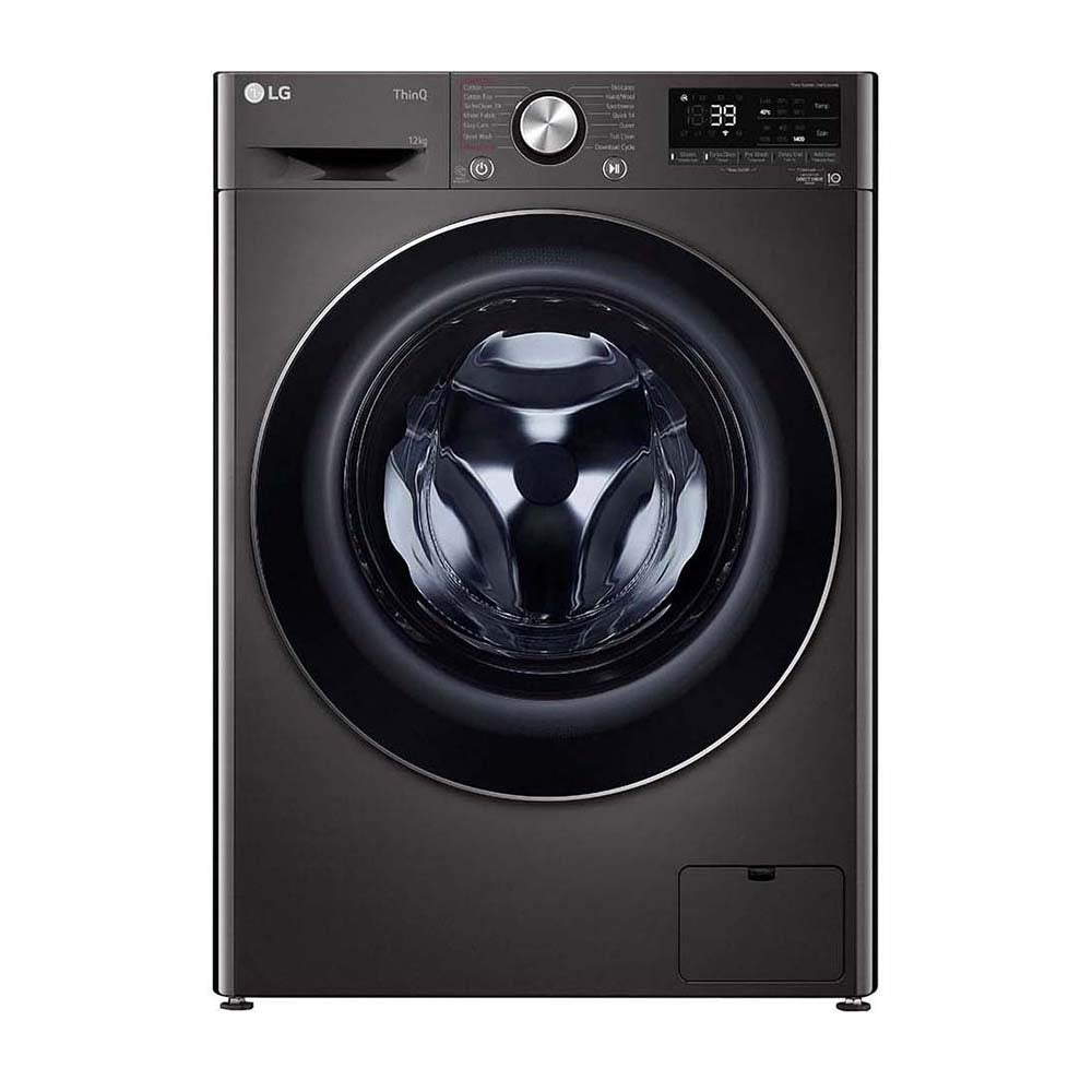 LG 12kg Series 9 Front Load Washing Machine with Turbo Clean 360 WV9-1412B, Front view