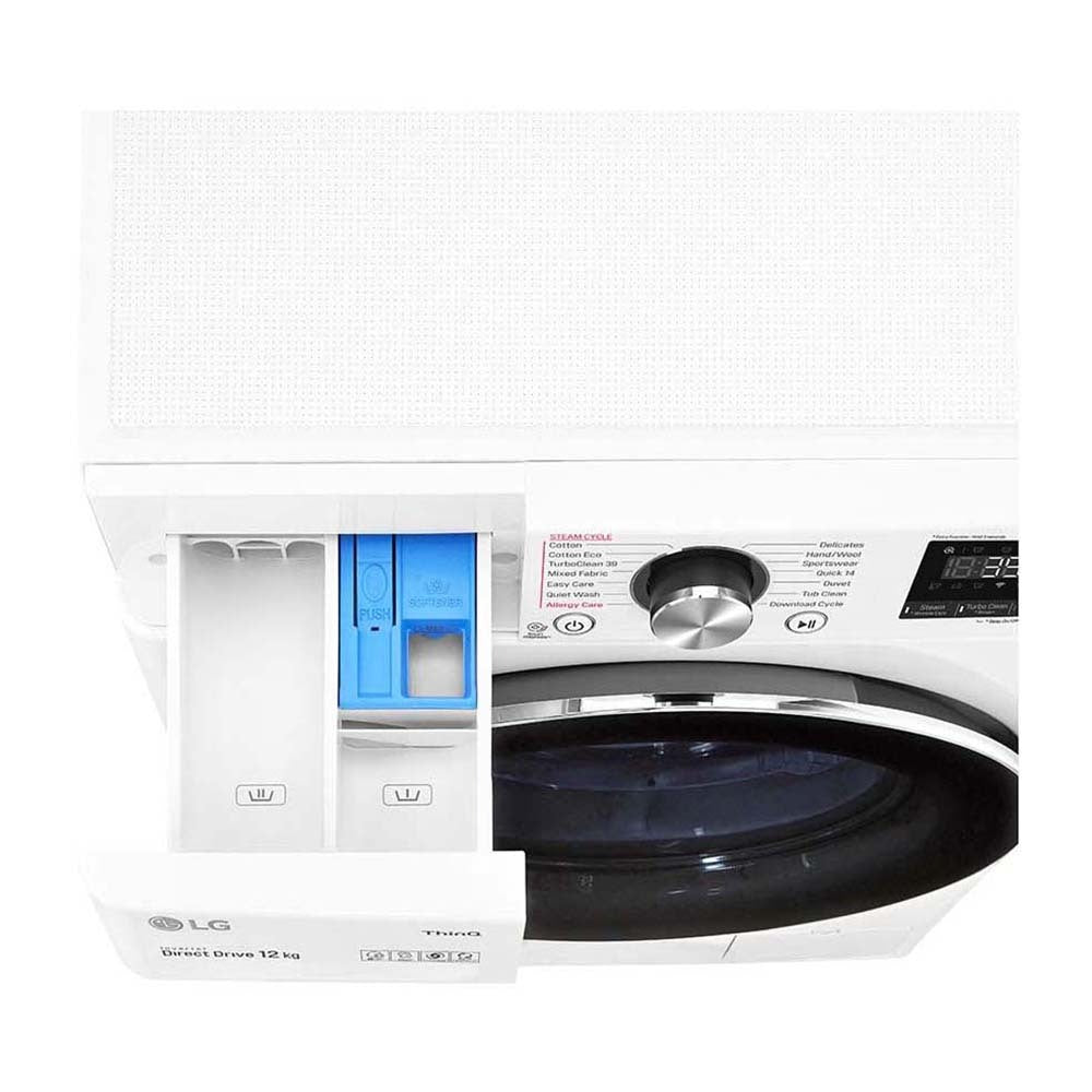 LG WV9-1412W 12kg Series 9 Front Load Washing Machine with Steam+