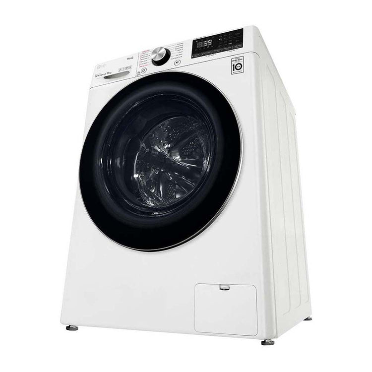 LG 12kg Front Load Washing Machine WV9-1412W, Front left view