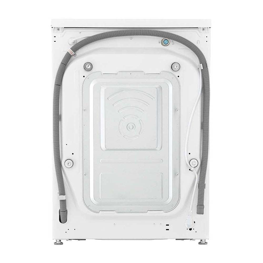 LG Series 9 10kg Front Load Washing Machine White WV9-1610W, Back view