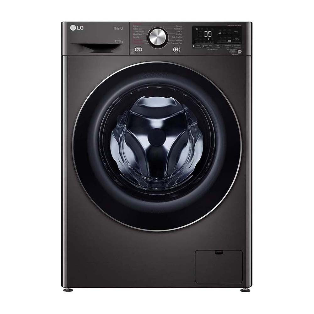 LG 12/8kg Series 9 Front Load Washer Dryer Combo WVC9-1412B, Front view