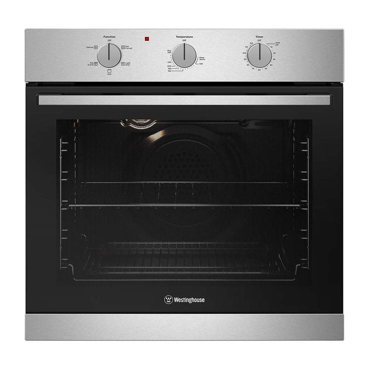 Westinghouse WVE612SCP 60cm Multi-Function 5 Oven, Front view