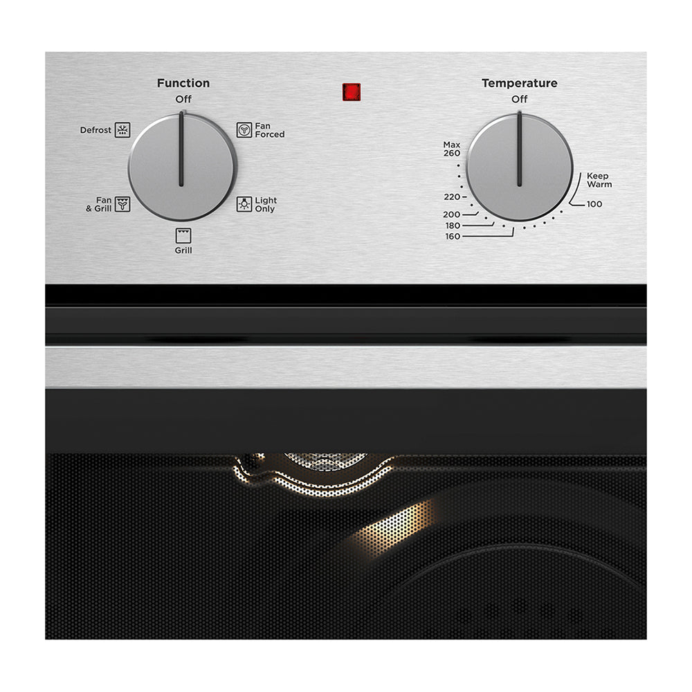 Westinghouse WVE614SC 60cm Electric Oven, Control panel view