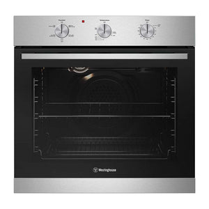 Westinghouse 60cm Multifunction Oven Stainless Steel WVE6314SD, Front view