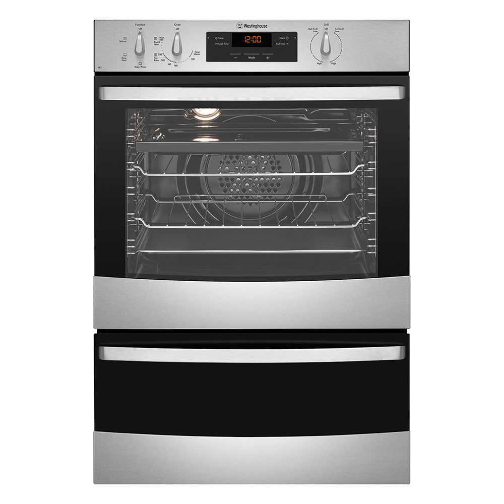 Westinghouse WVE665S 60cm Electric Built- In Oven, Front view