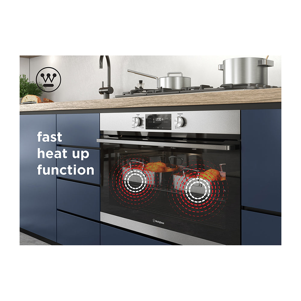 Westinghouse WVE915SC 90cm Electric Built-In Oven Stainless Steel