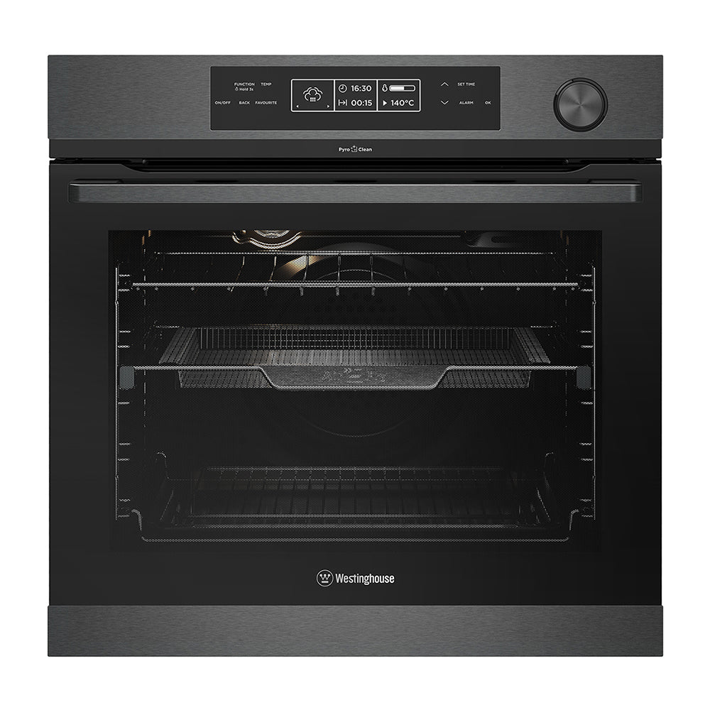 Westinghouse 60cm 12 Function Electric Built-In Oven WVEP618DSC, Front view