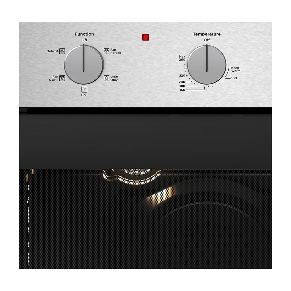 Westinghouse WVES613SCR 60Cm Electric Oven, Control panel view