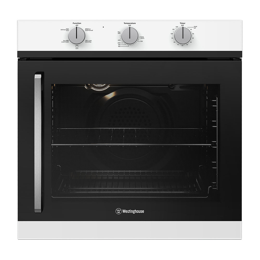 Westinghouse WVES613WCR 60cm Electric Oven, Front view