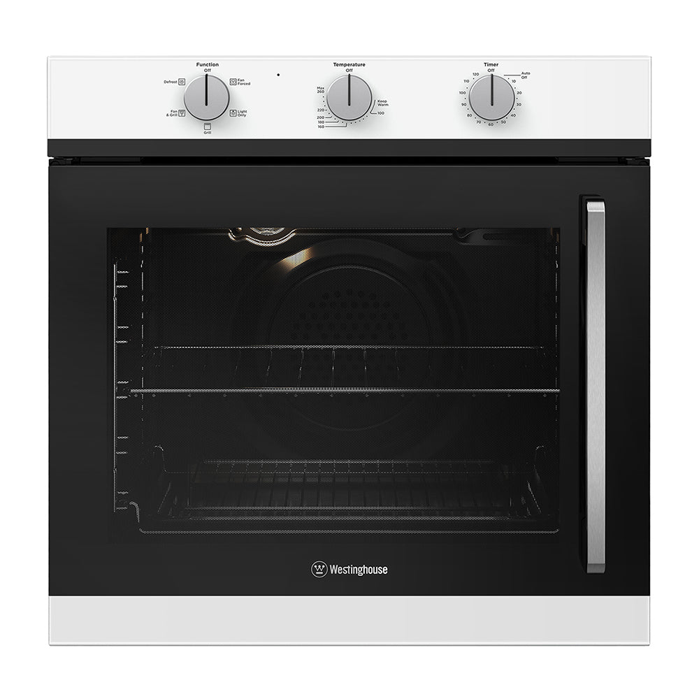 Westinghouse WVES613WCR 60cm Electric Oven, Front view