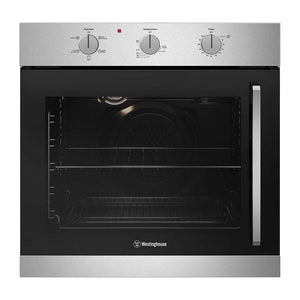 Westinghouse 60cm Left-Opening 5 Function Electric Built-In Oven Steel WVES6314SDL, Front view