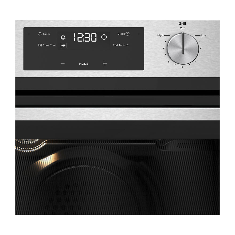 Westinghouse 60cm NG Built-In Oven with Separate Grill Stainless Steel WVG665SCNG, Temperature panel view 2