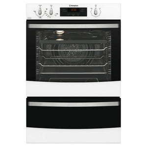 Westinghouse WVG665WNG 60cm Natural Gas Double Oven, Front view