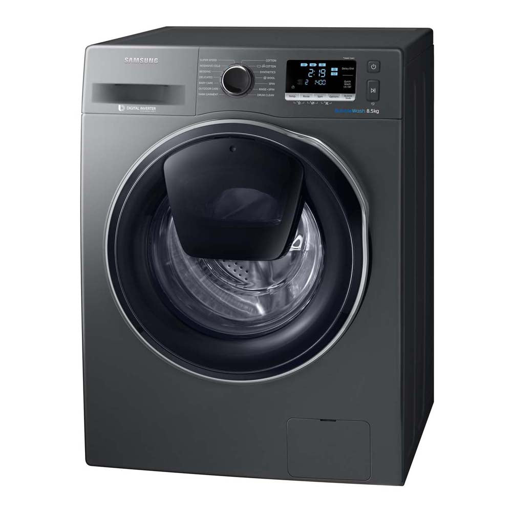 Samsung AddWash 8.5kg Front Load Washing Machine WW85K6410QX, Left view