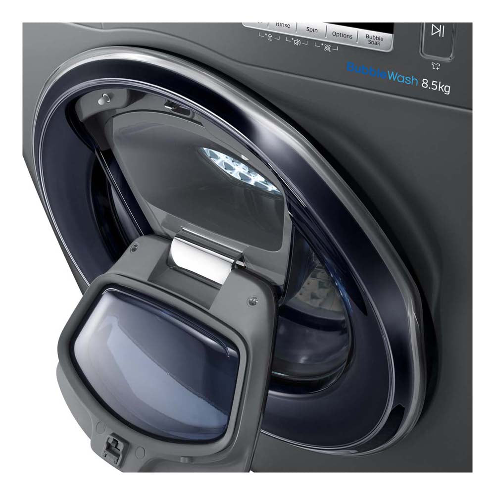 Samsung AddWash 8.5kg Front Load Washing Machine WW85K6410QX, Top view with drawer