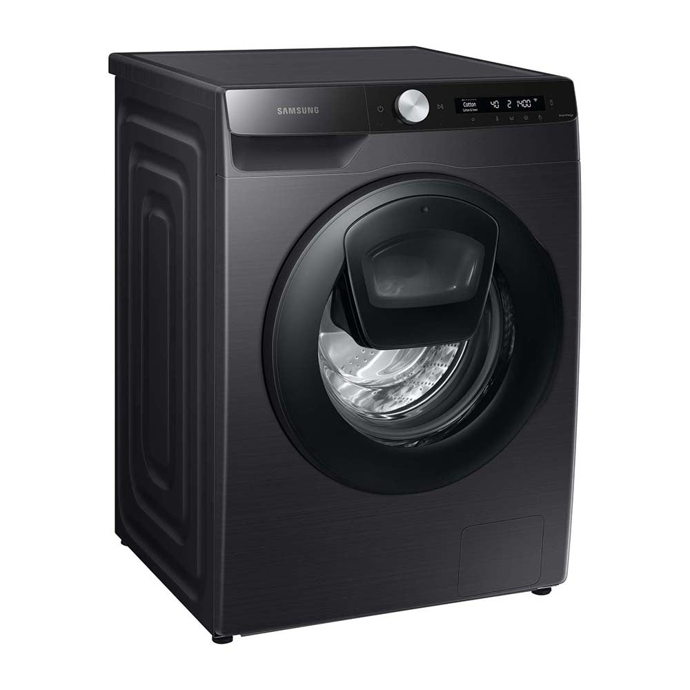 Samsung 8.5kg AddWash Smart AI Front Load Washer WW85T554DAB, Front right view