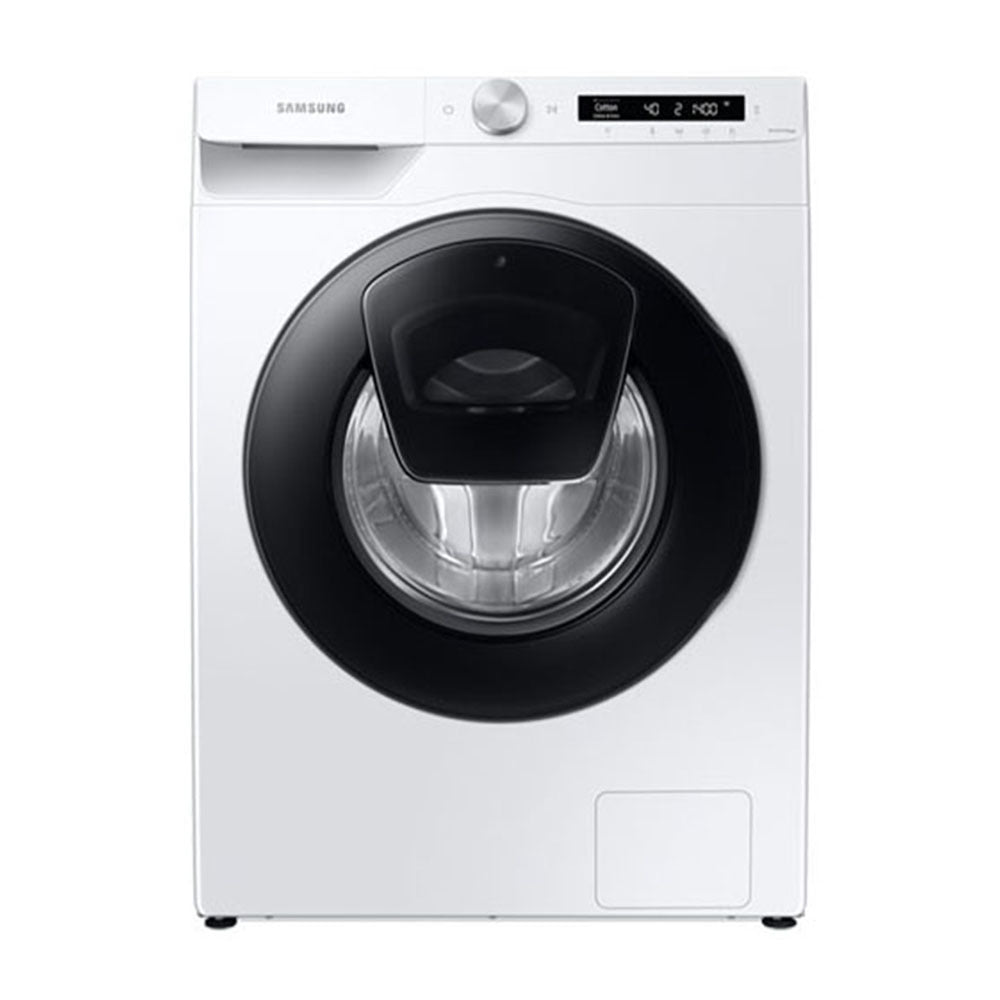 Samsung 8.5kg AI Personalised AddWash Front Load Washing Machine WW85T554DAW, Front view