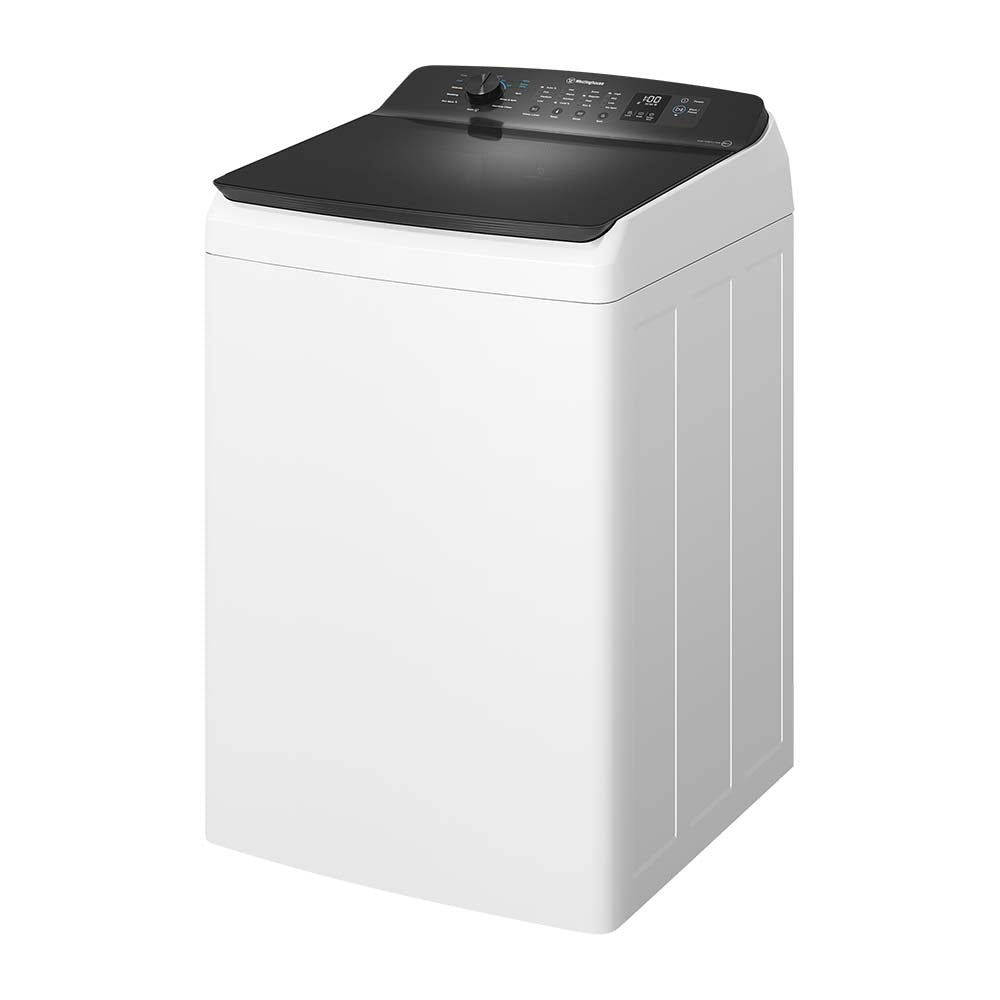 Westinghouse 10kg EasyCare top load washing machine WWT1084C7WA , Left view