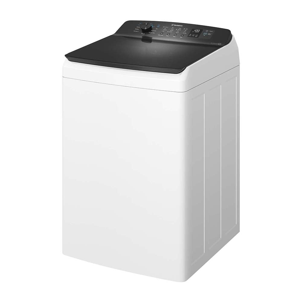 Westinghouse 12kg EasyCare top load washing machine WWT1284M7WA, Left view