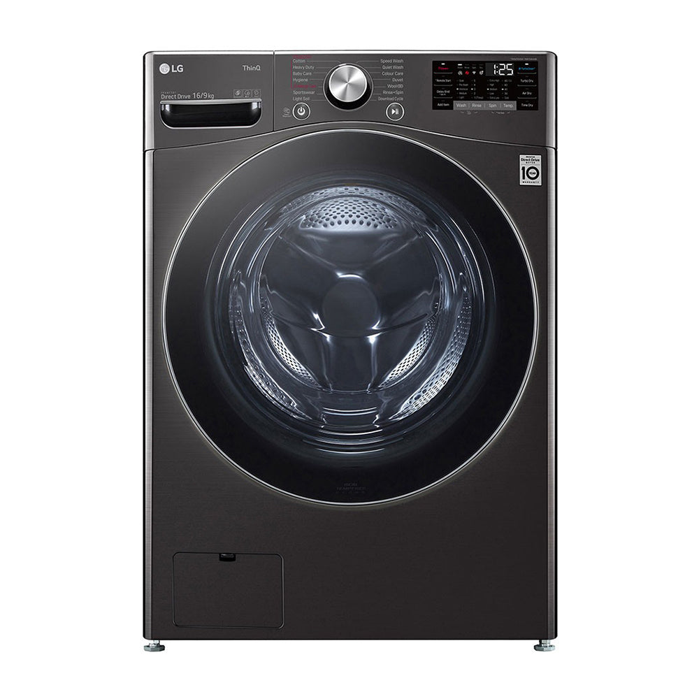 LG 16kg-9kg Combo Washer Dryer WXLC-1116B, Front view